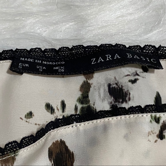 ZARA Floral Print Blouse - Picture 5 of 5